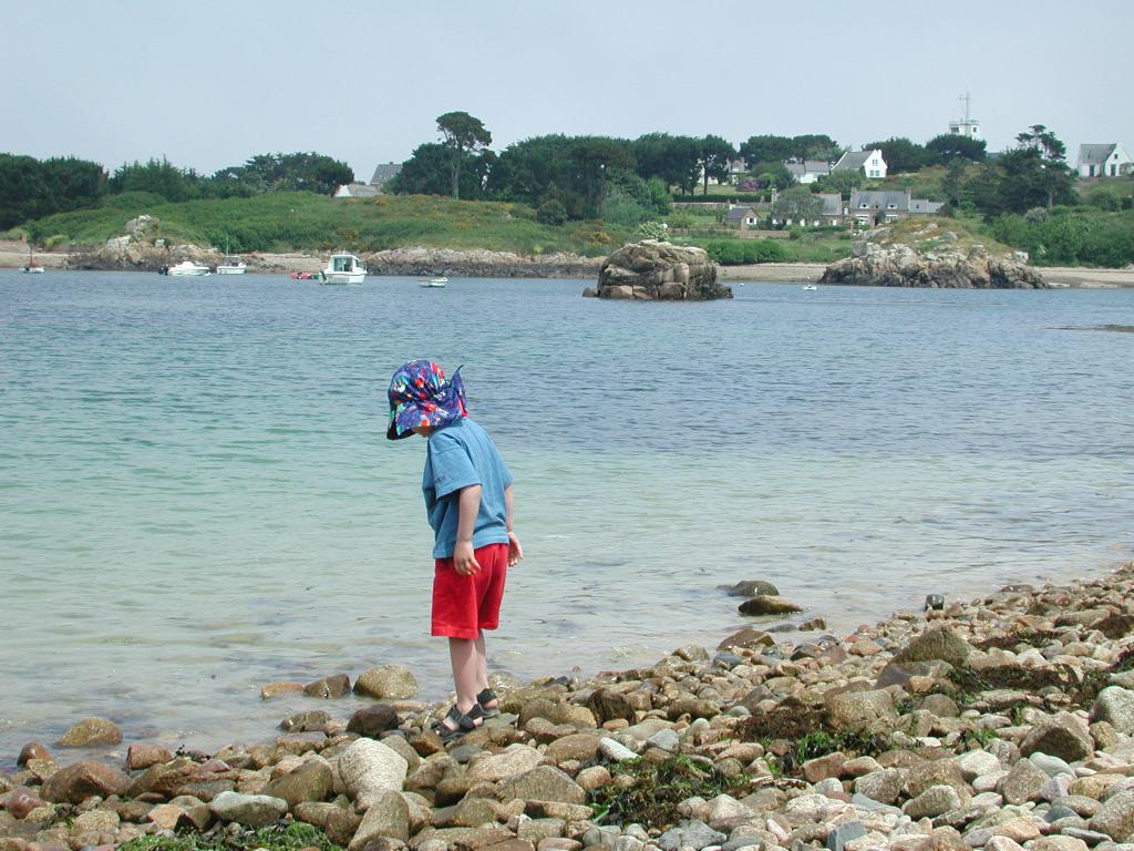 Isle du Br�hat; Pebble Beach