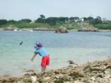 Isle du Br�hat; Chucking Pebbles