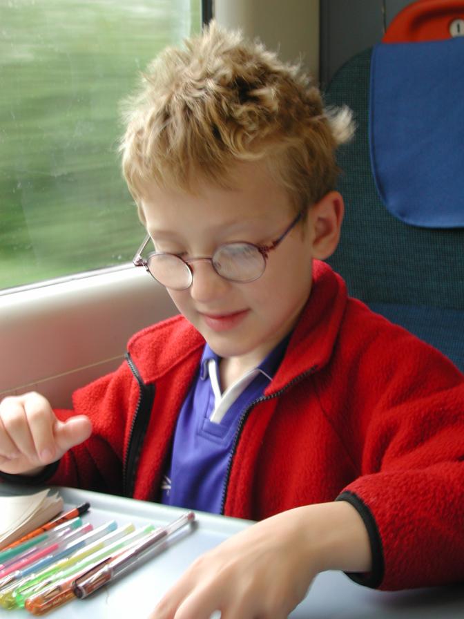 Eric on the Stansted Express