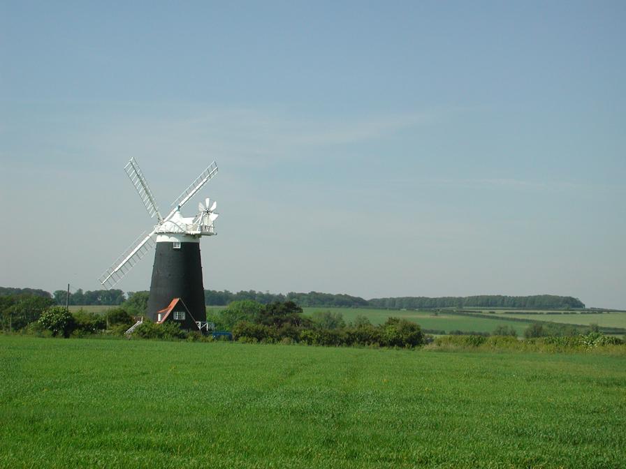 Nearby windmill