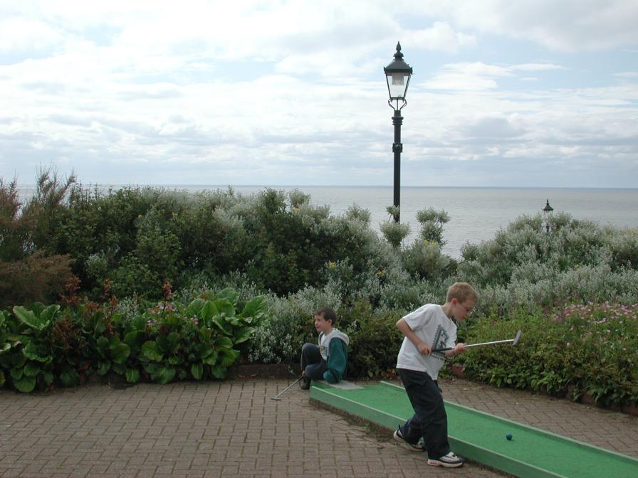 Crazy golf at Hunstanton