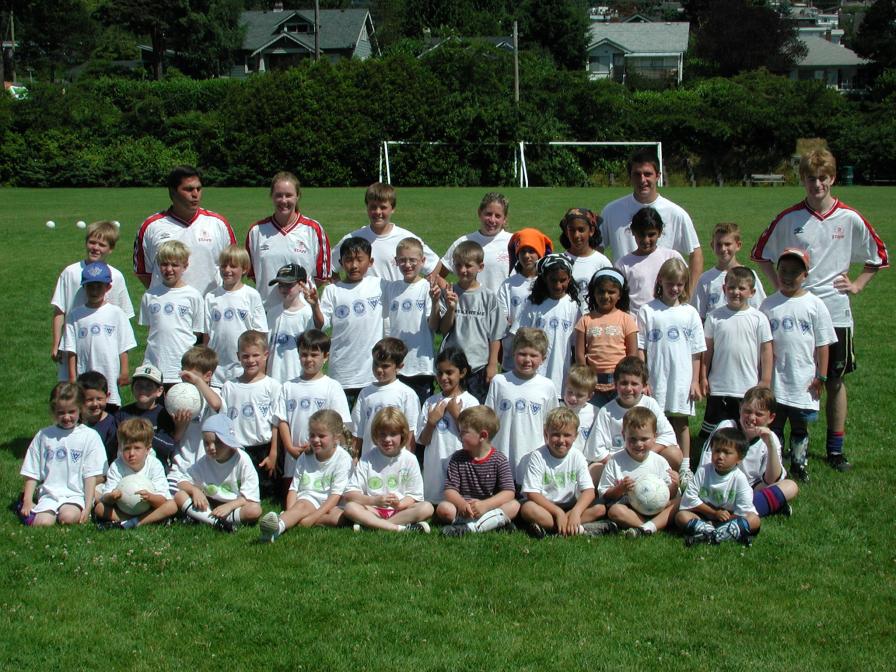 Eric at soccer camp