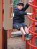 Kevan in playground at Whytecliffe Park