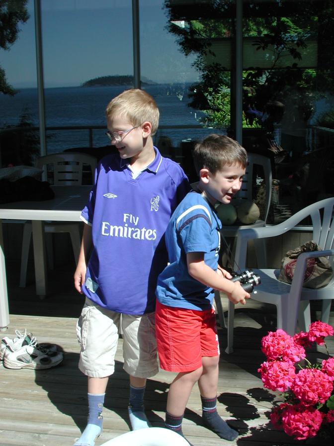 More Eric and Kevan clowning around