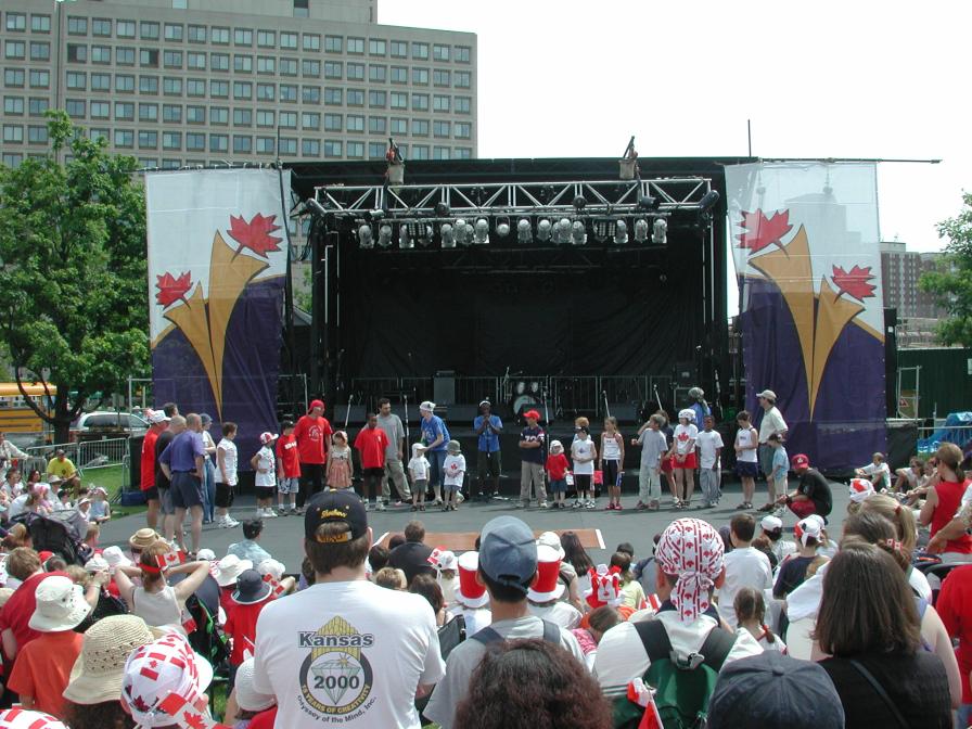 Break Dancing on Stage