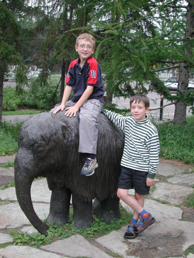 Outside the Museum of Nature