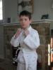 Kevan ready for karate