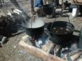 Boiling sap