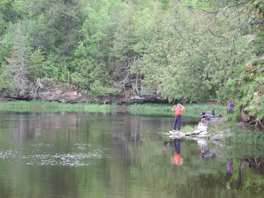 Kevan and Eric on the Mississippi