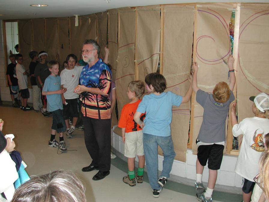 Unveiling the stained glass project