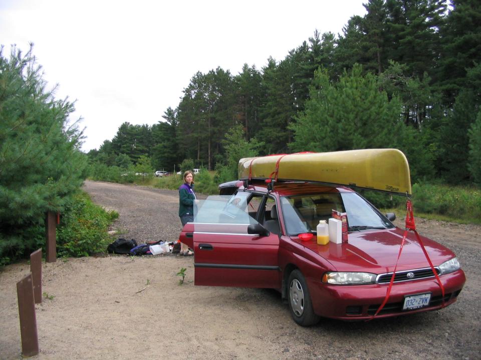 Jump-off campsite at Achray Station