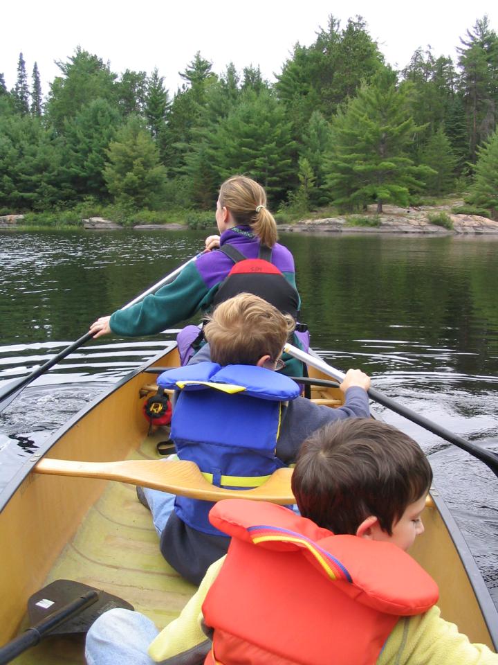 Day paddle up Carcajou Bay