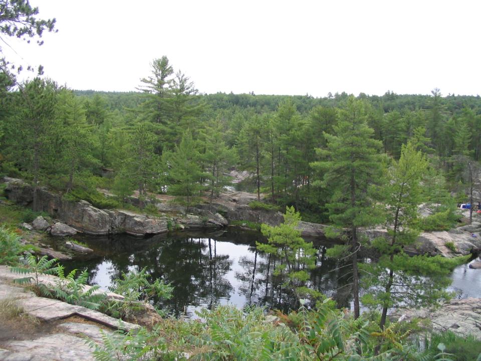 High Falls area at Stratton Lake