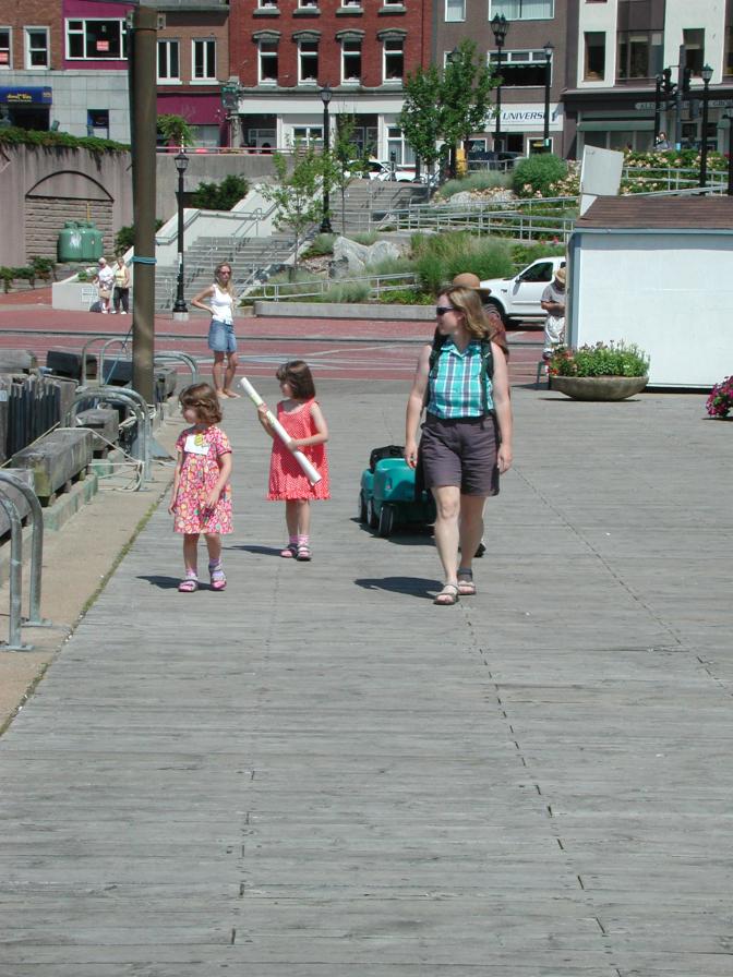 Waiting for the ferry in Dartmouth