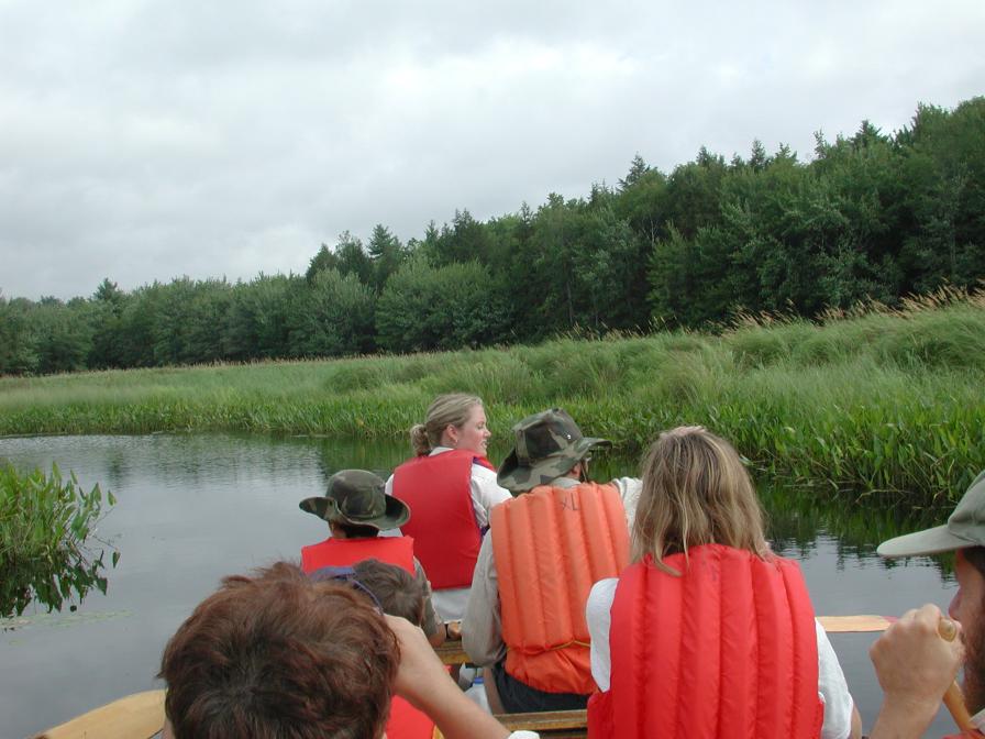 12-man voyageur canoe in Keji