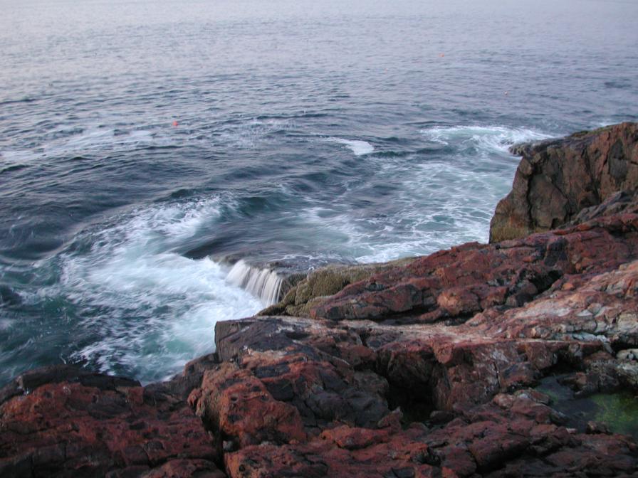 Waves and rocks