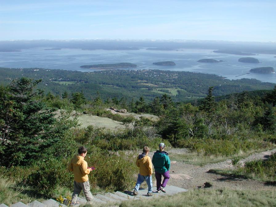 On top of Cadillac Mountain