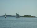 Bluenose II from the passenger ferry
