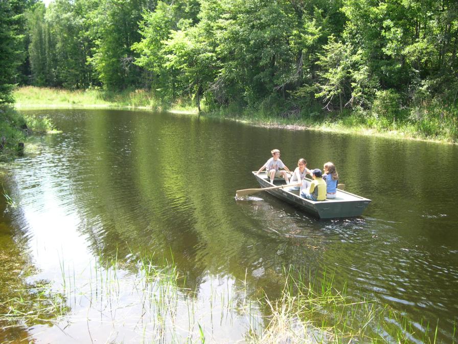 Kids on Pond