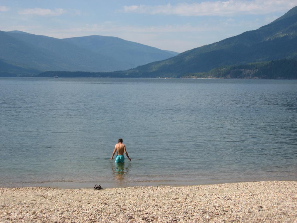 Kootenay Lake is Cold