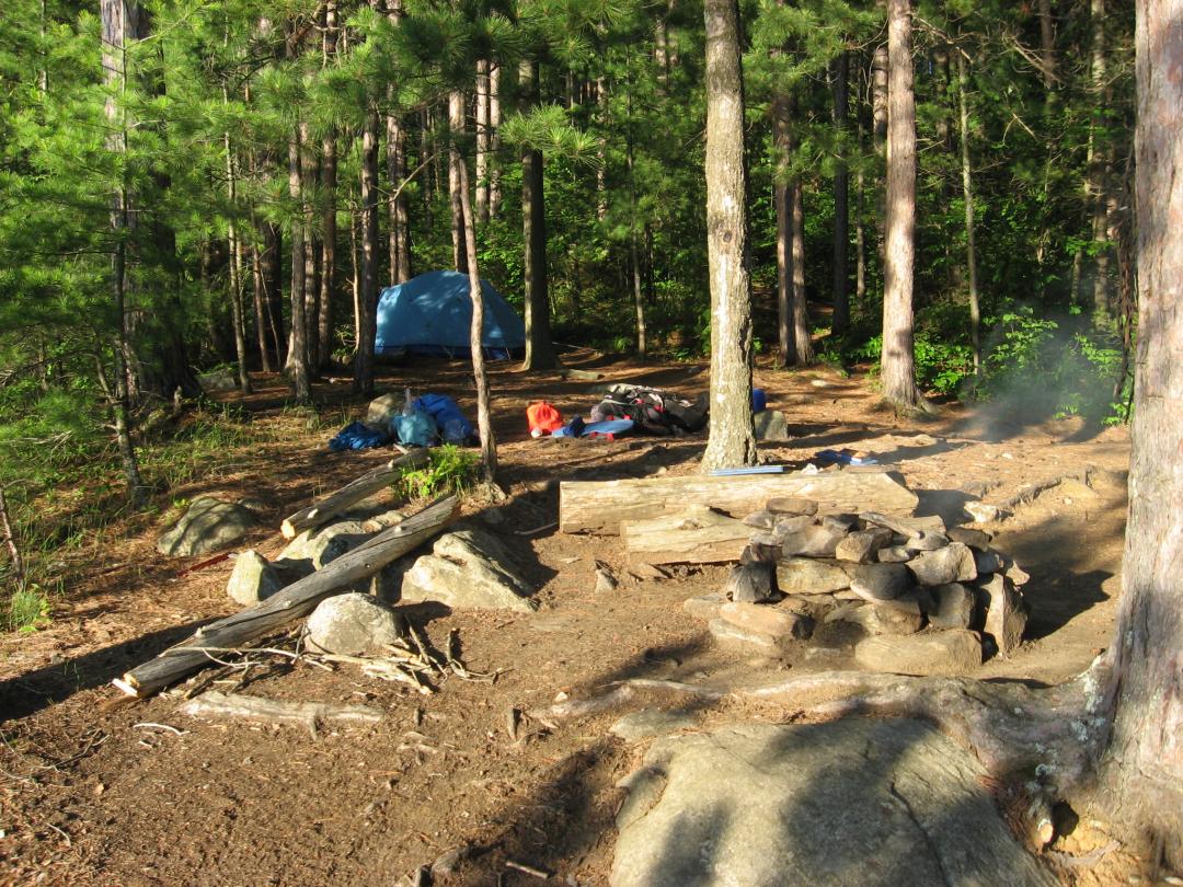 Campsite on Catfish Lake