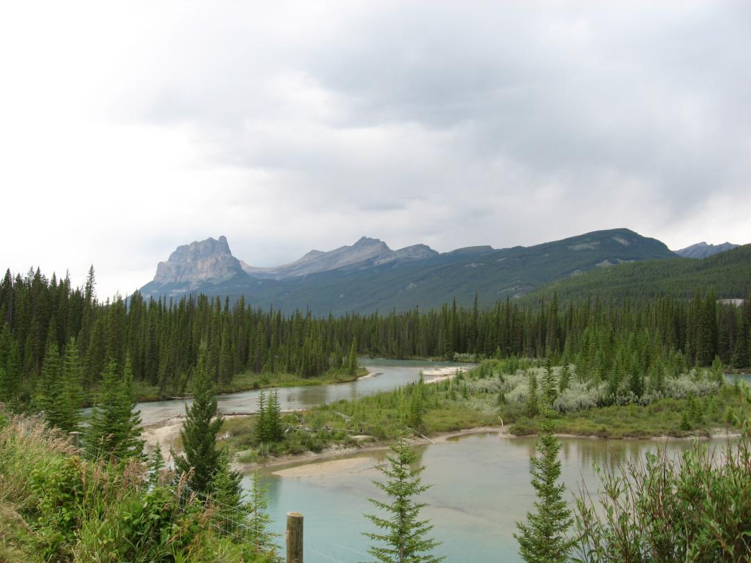 Heading to Lake Louise